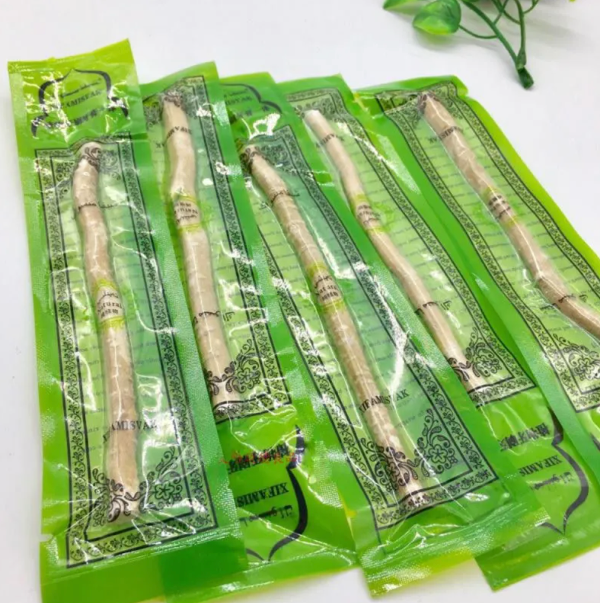 Miswak tandenpoetsstokje