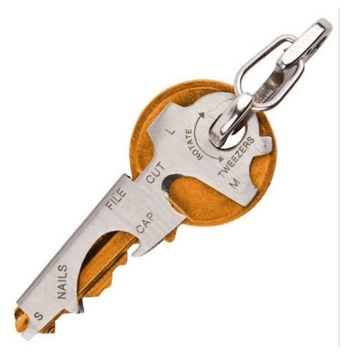 8-in-1 Multifunctionele Sleutelhanger