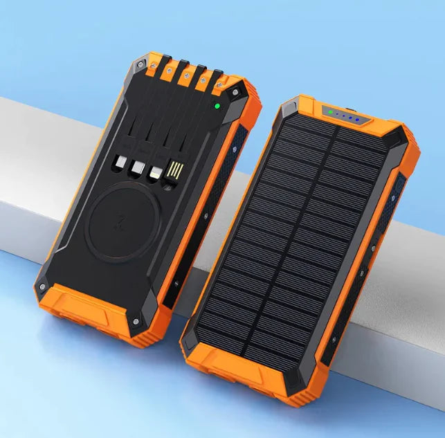 Wireless solar power bank