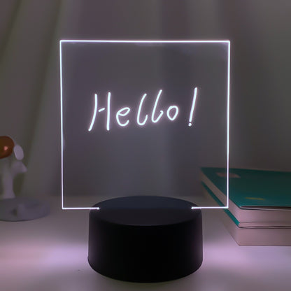 3D Kleine Nacht LED Berichtenbordlamp