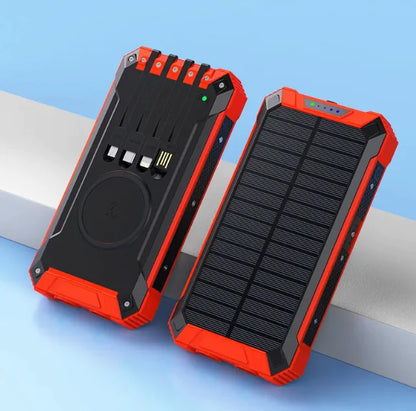 Wireless solar power bank