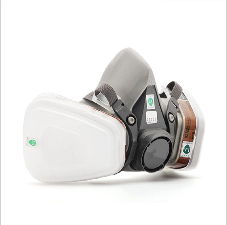 6200 Gas Mask 7-Piece Set for Industrial Protection