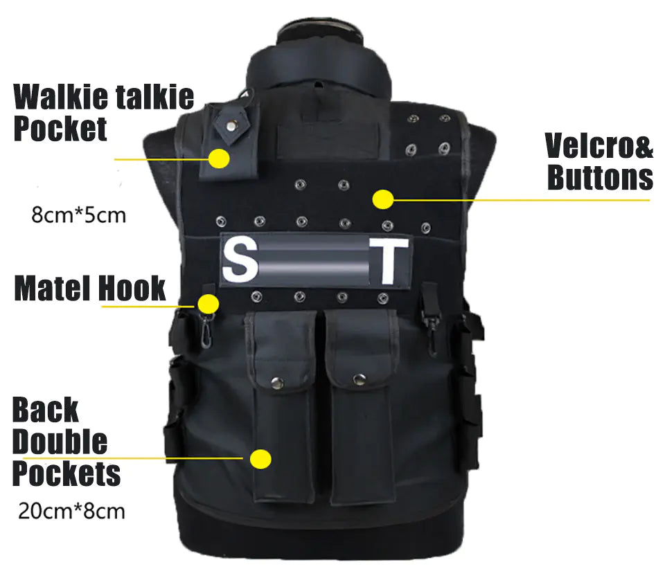 Adult Tactical Vest – Unisex Outdoor Combat Gear