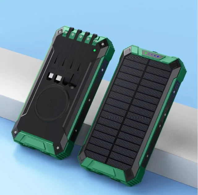 Wireless solar power bank