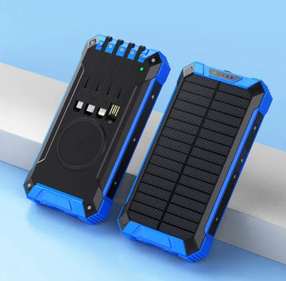 Wireless solar power bank