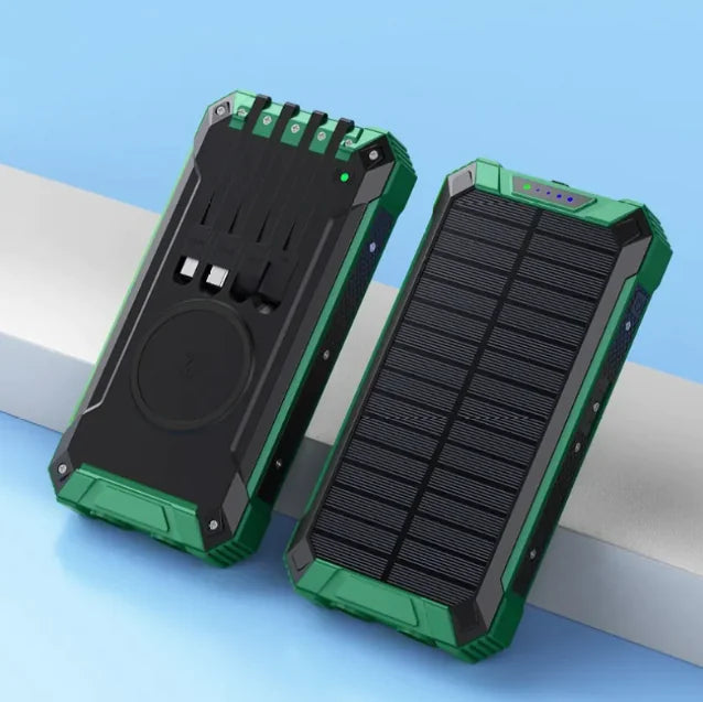 Wireless solar power bank