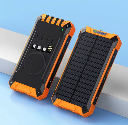 Wireless solar power bank