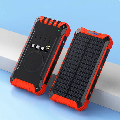 Wireless solar power bank