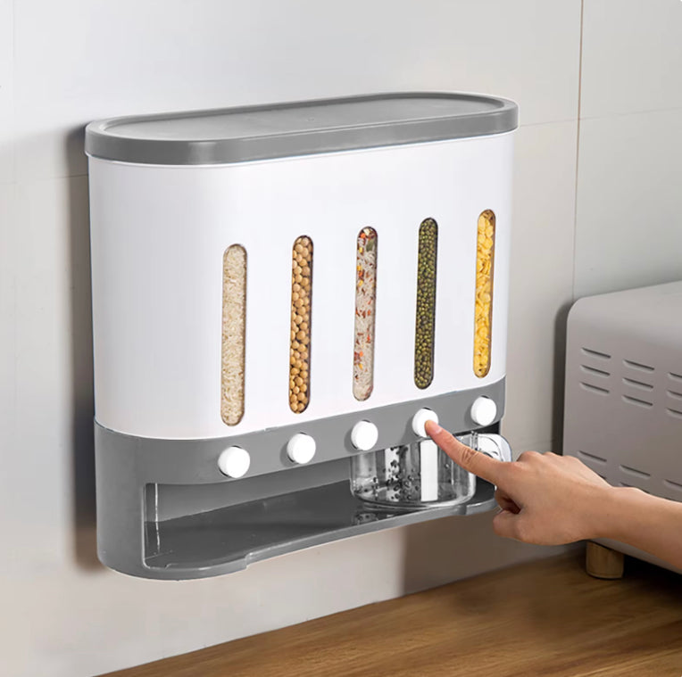Creatieve Keuken Wandgemonteerde Rijst & Granen Opbergoplossing