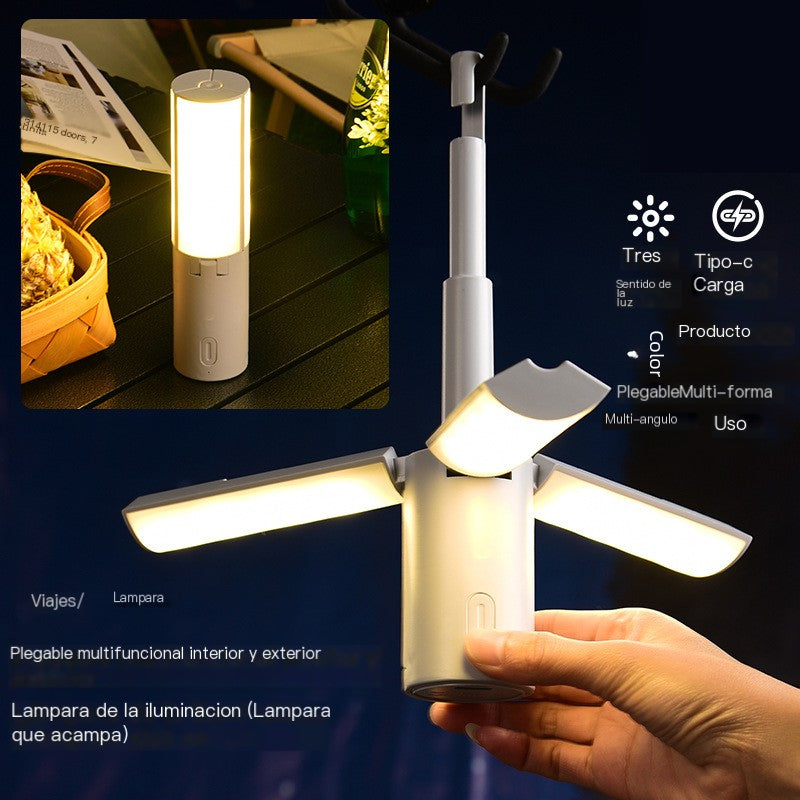 Draagbare opvouwbare campinglamp