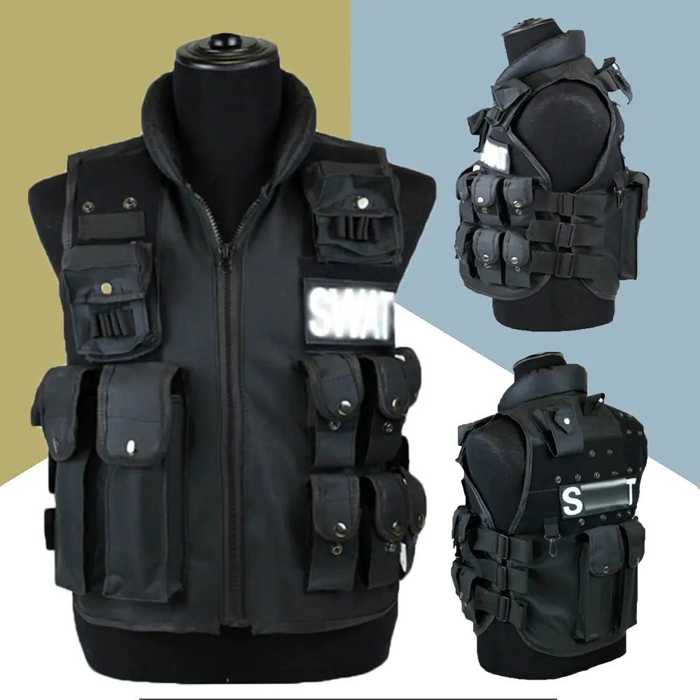 Adult Tactical Vest – Unisex Outdoor Combat Gear