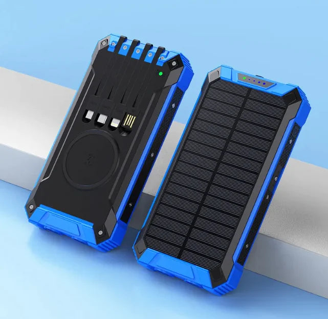 Wireless solar power bank